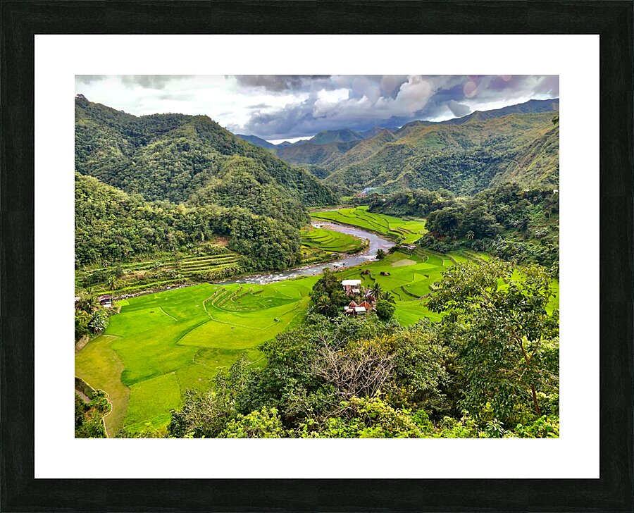 Rice Valley 2 Picture Frame print