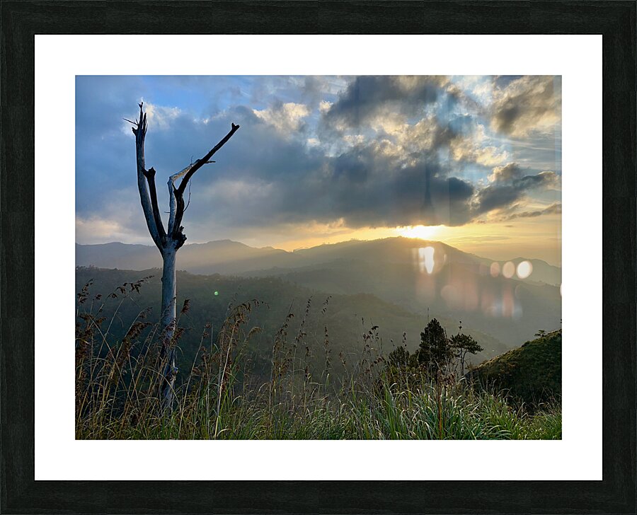 Sunrise Over the Mountain Picture Frame print