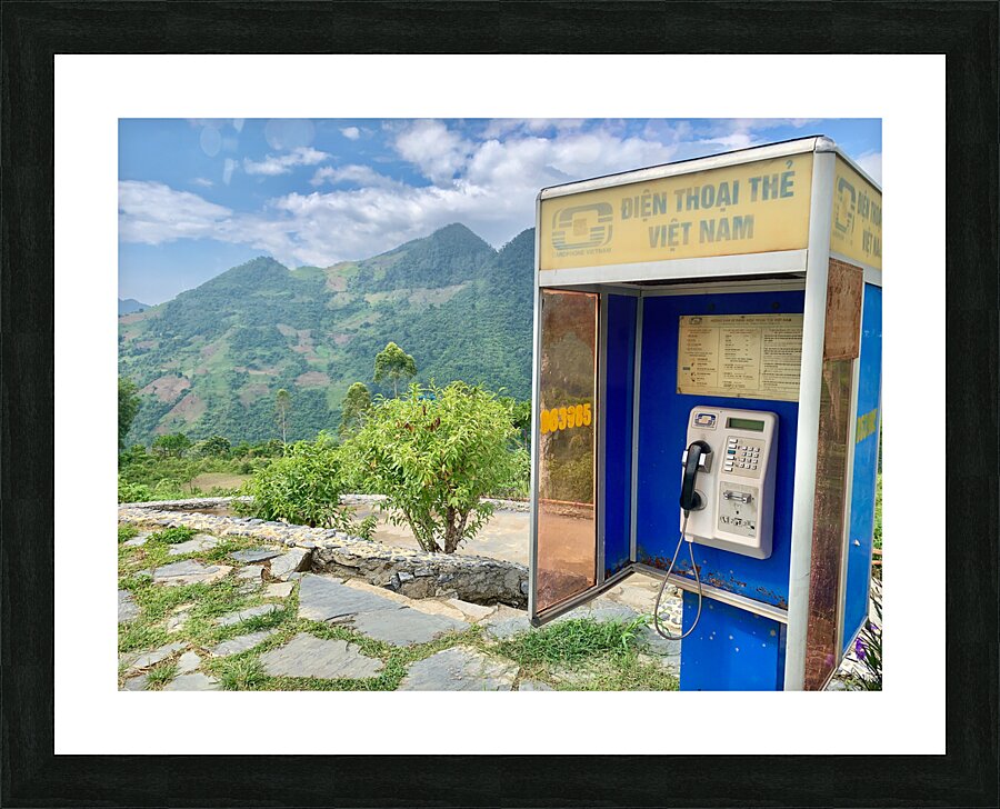 Phone Call from the Summit Picture Frame print