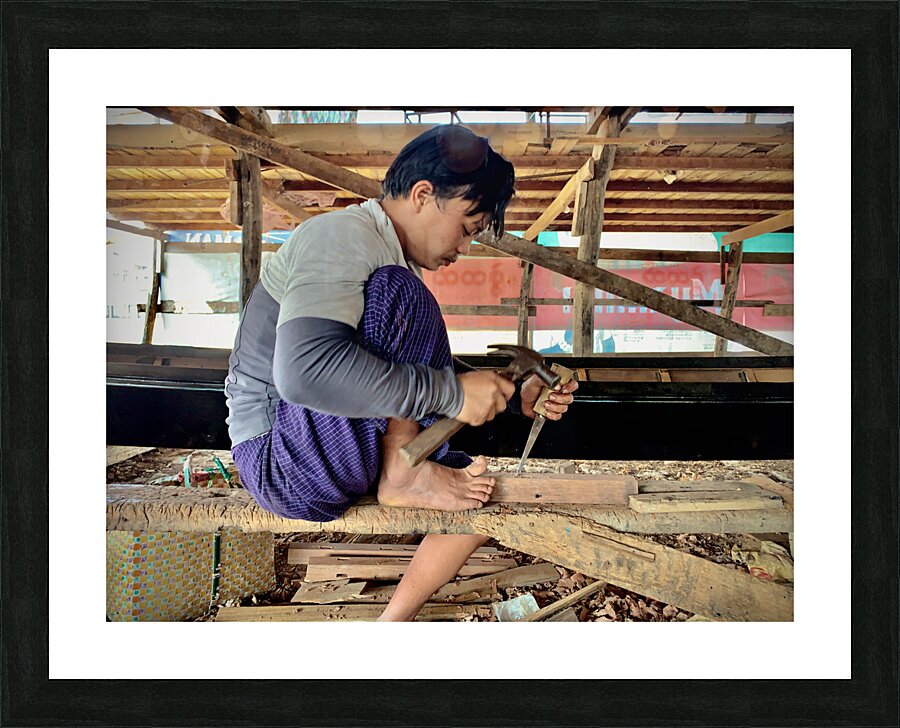 Woodworker Picture Frame print