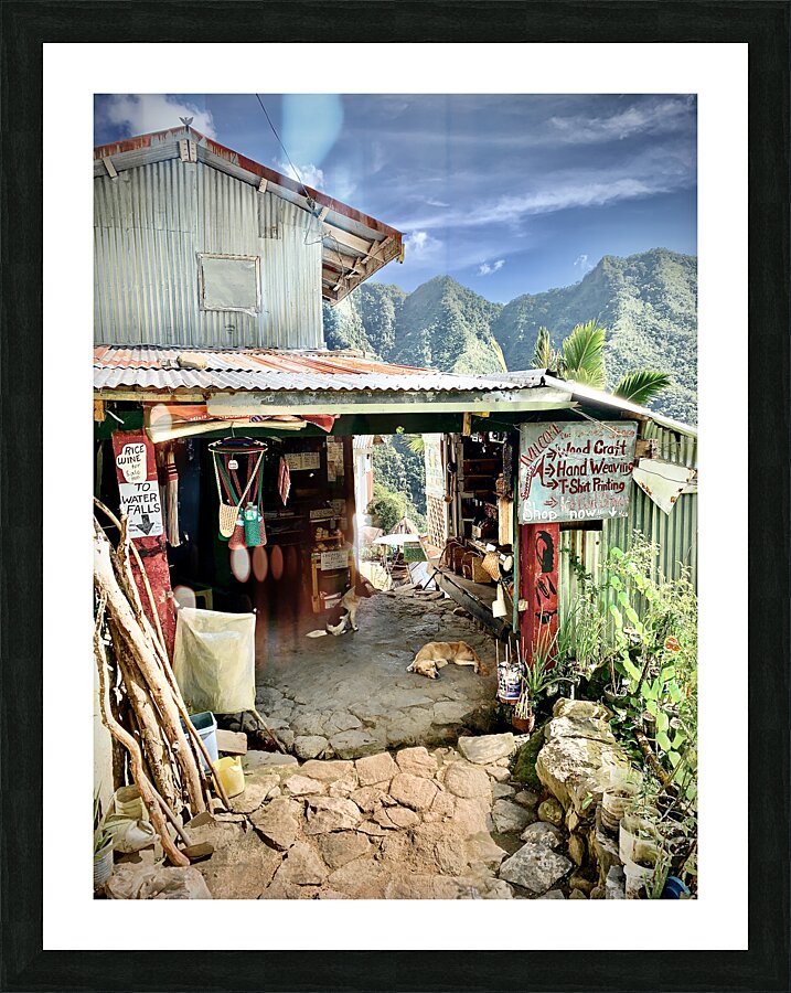 Shop in the Mountains Picture Frame print