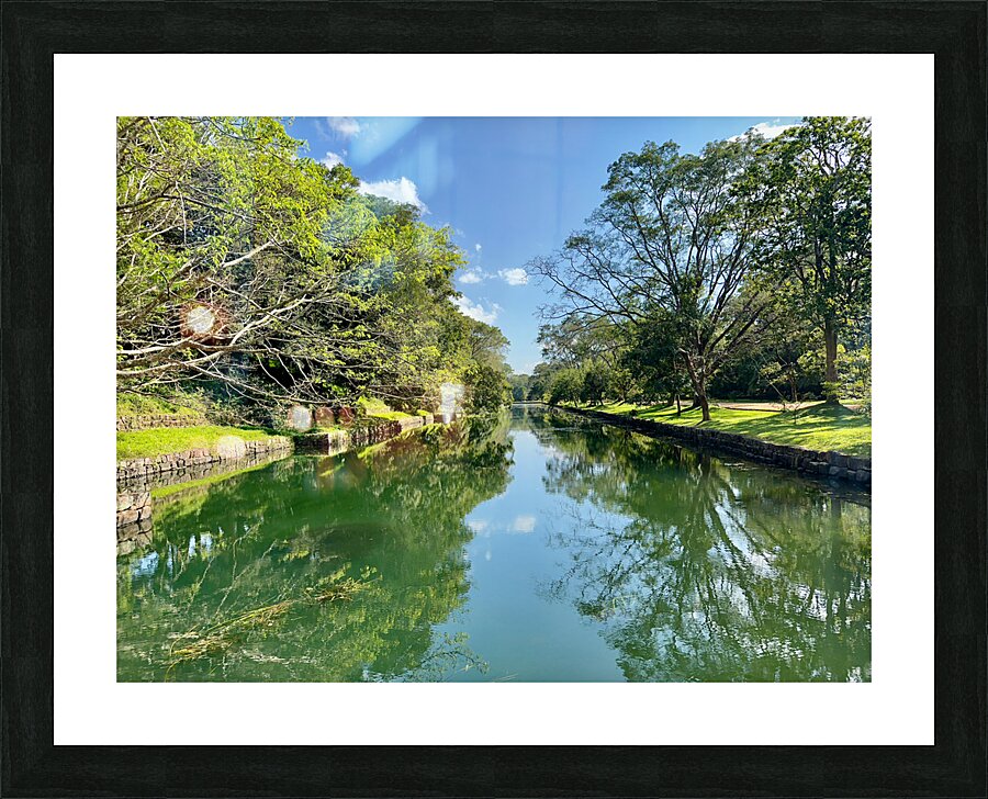 Both Side Reflections Picture Frame print