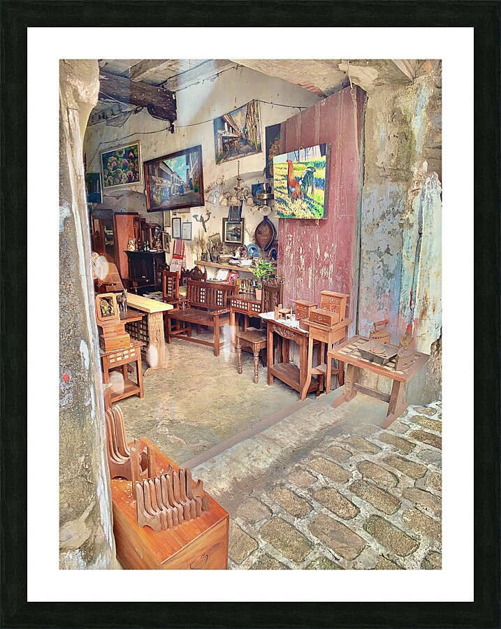 Antique Store Picture Frame print