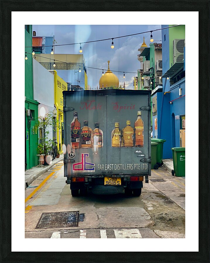 Alcohol Delivery Picture Frame print