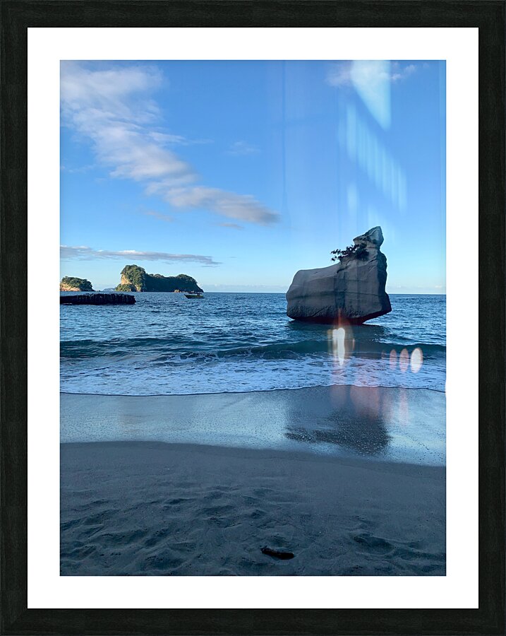 Nice Rock View From the Beach Picture Frame print
