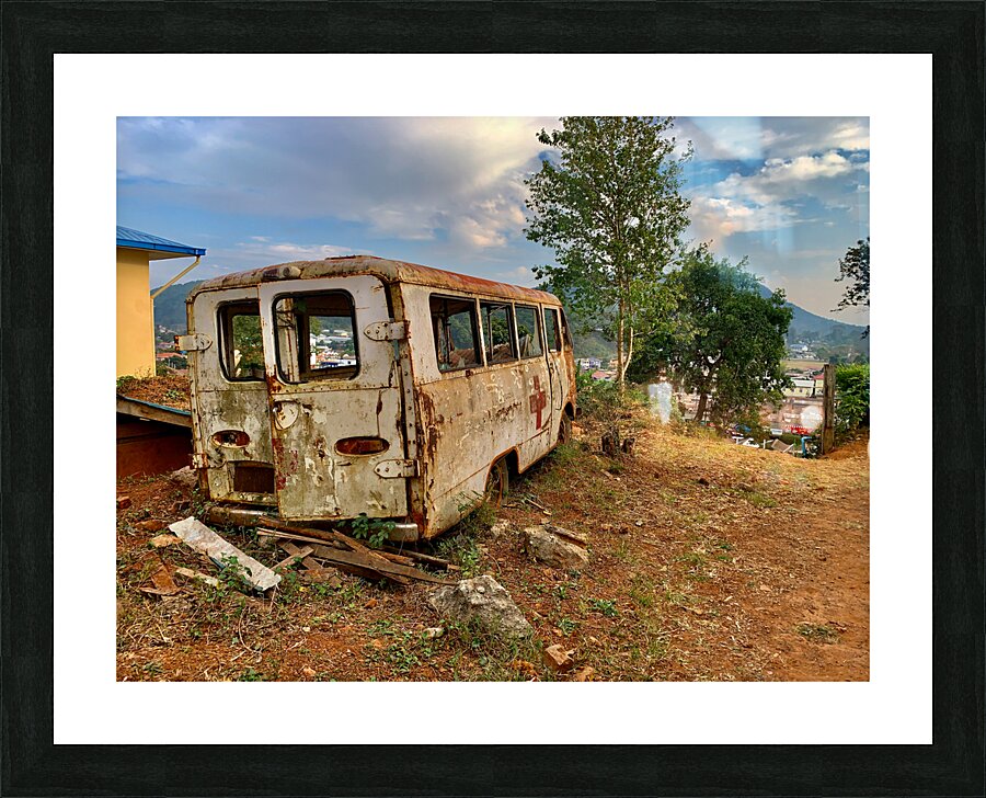 It Used to Be an Ambulance Picture Frame print