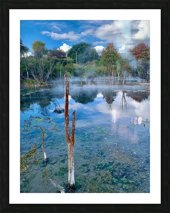 Mysterious Reflection Picture Frame print