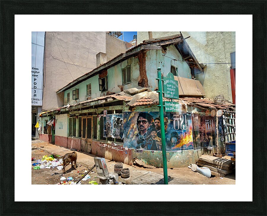 Indian Street Corner Picture Frame print