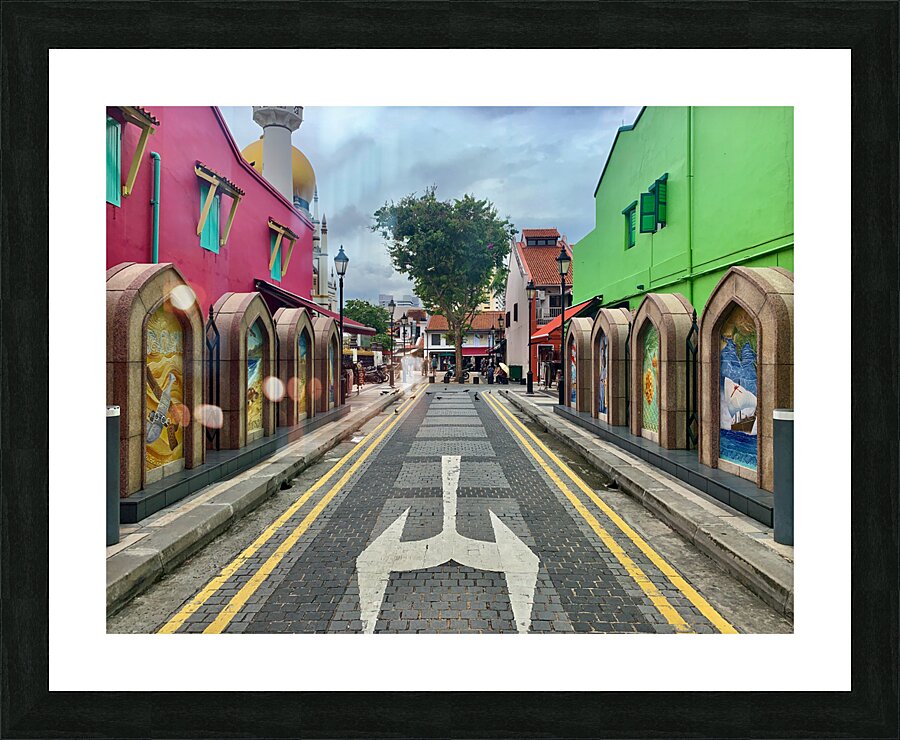 Which Way Out of the Mosque Picture Frame print