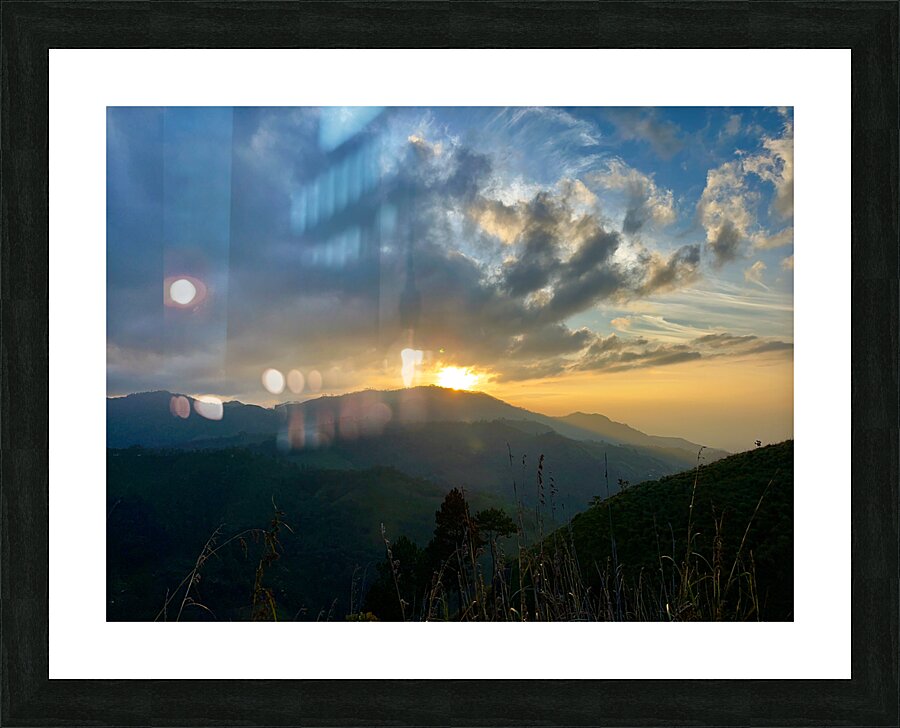Sunrise Over the Mountain 2 Picture Frame print