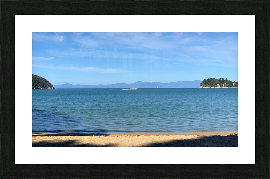 Fast Boat From the Beach Picture Frame print