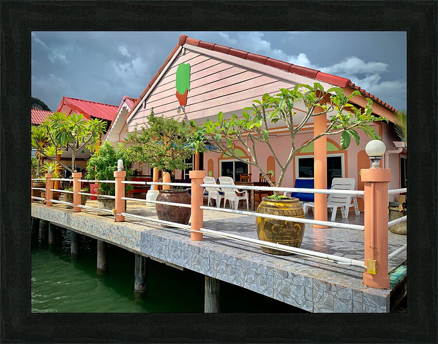 James Bond Bungalow Picture Frame print