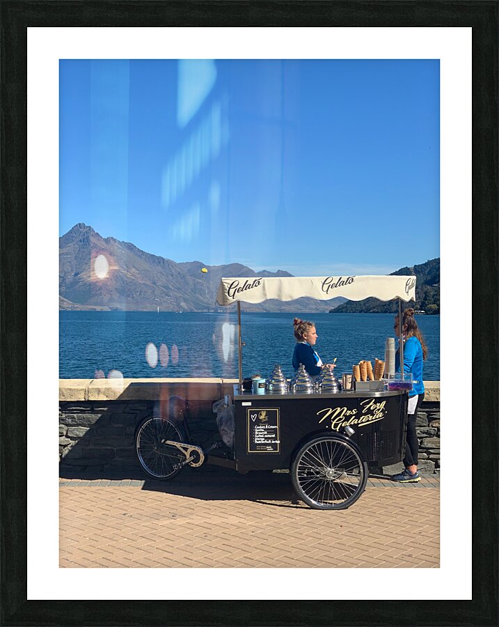 Gelato by the Lake Picture Frame print