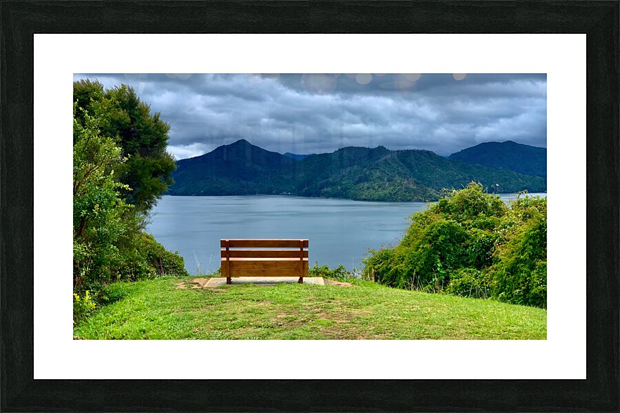 Sit with me 2 Picture Frame print