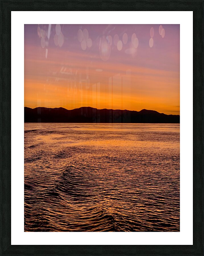 Purple Orange Sky Picture Frame print