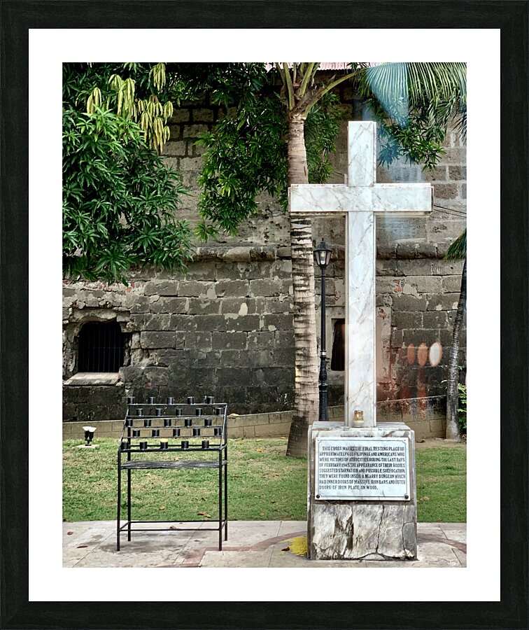 The Cross Picture Frame print