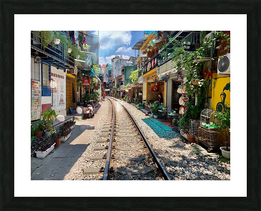 Train Street Hanoi Picture Frame print