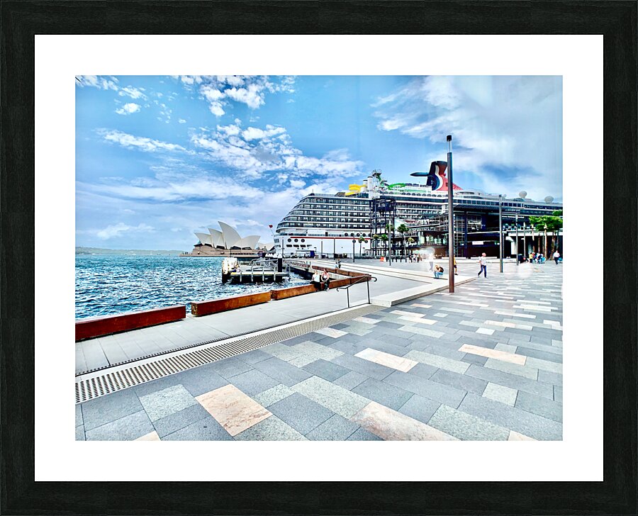 Boat Cruise in Sydney Harbour Picture Frame print