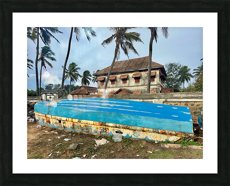 Living by the Beach Picture Frame print