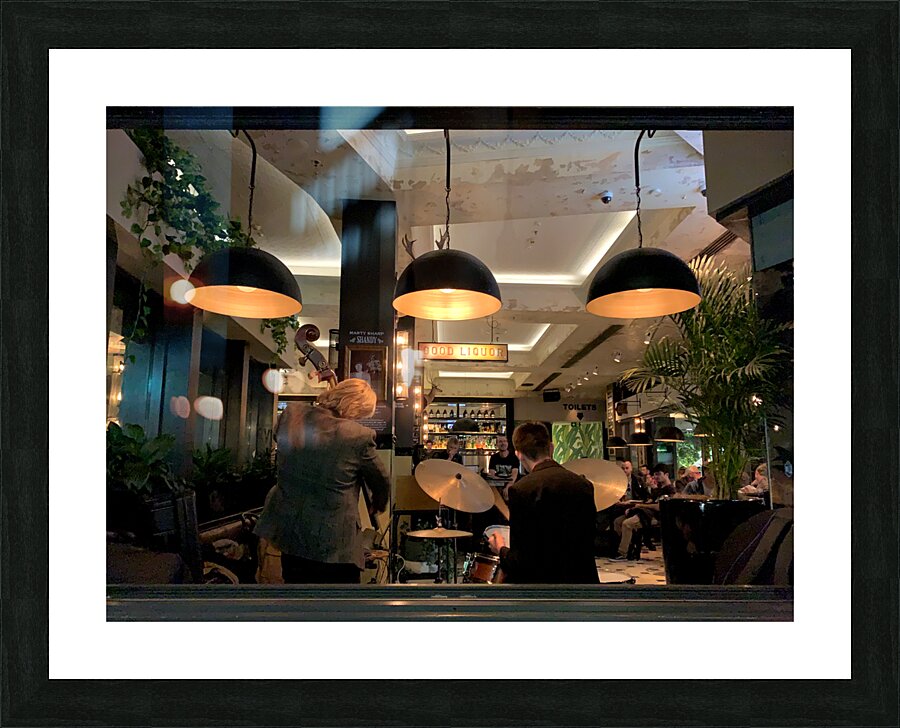 Jazz that Back Window Picture Frame print