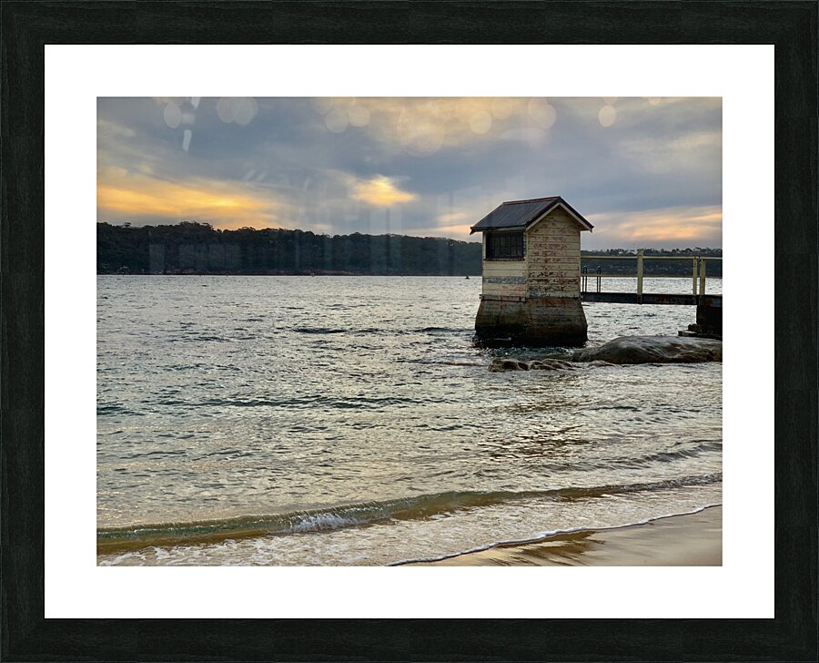 Little Shack on the Water Picture Frame print
