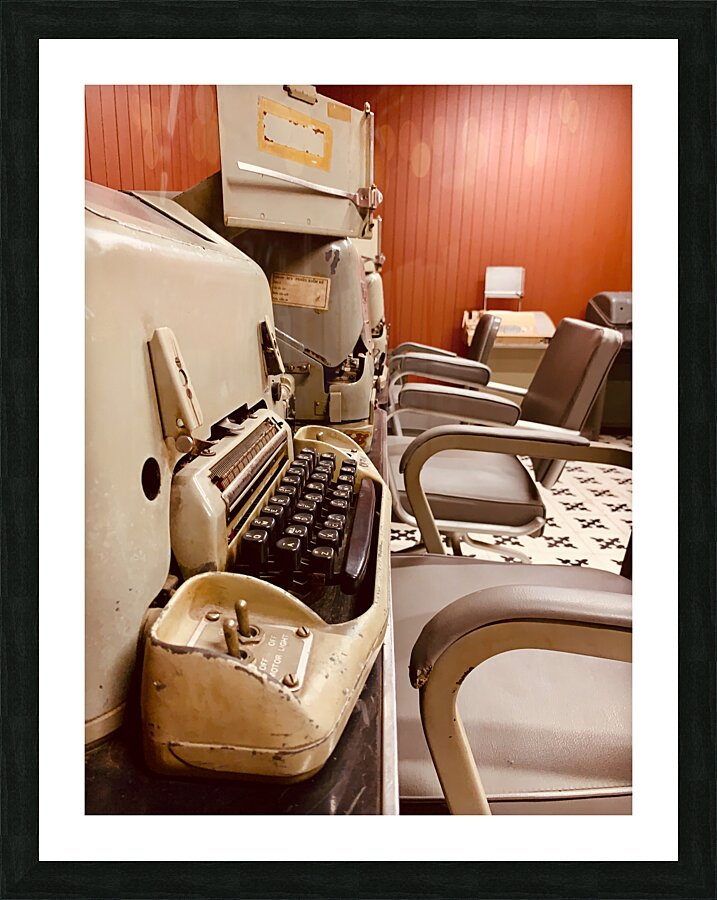 Old Typing Room Impression et Cadre photo