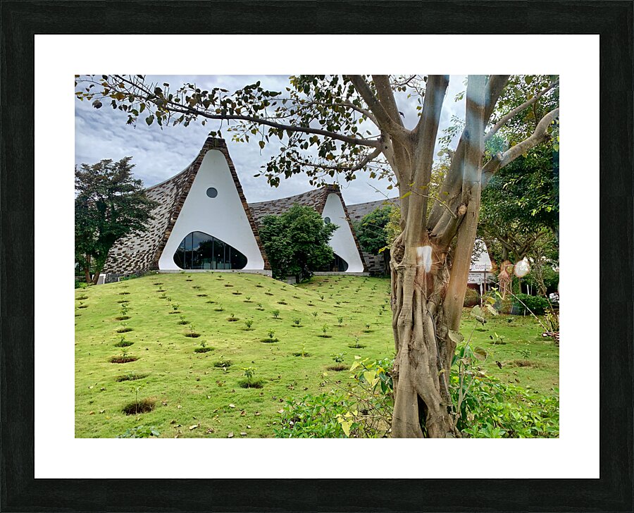 Triangle Shaped Coffee Museum Picture Frame print