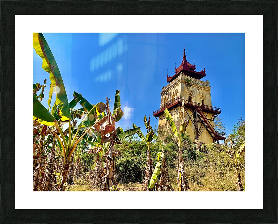 Tower in the Field Picture Frame print