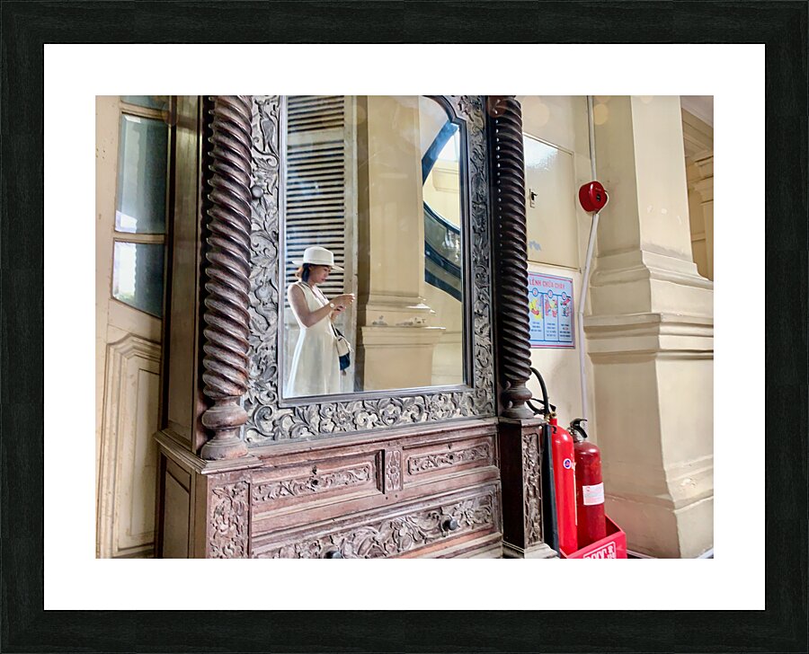 The Mirror Picture Frame print