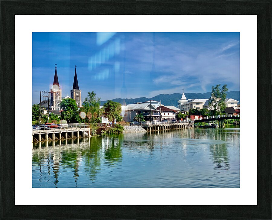 View of the Chanthaburi Cathedral Picture Frame print