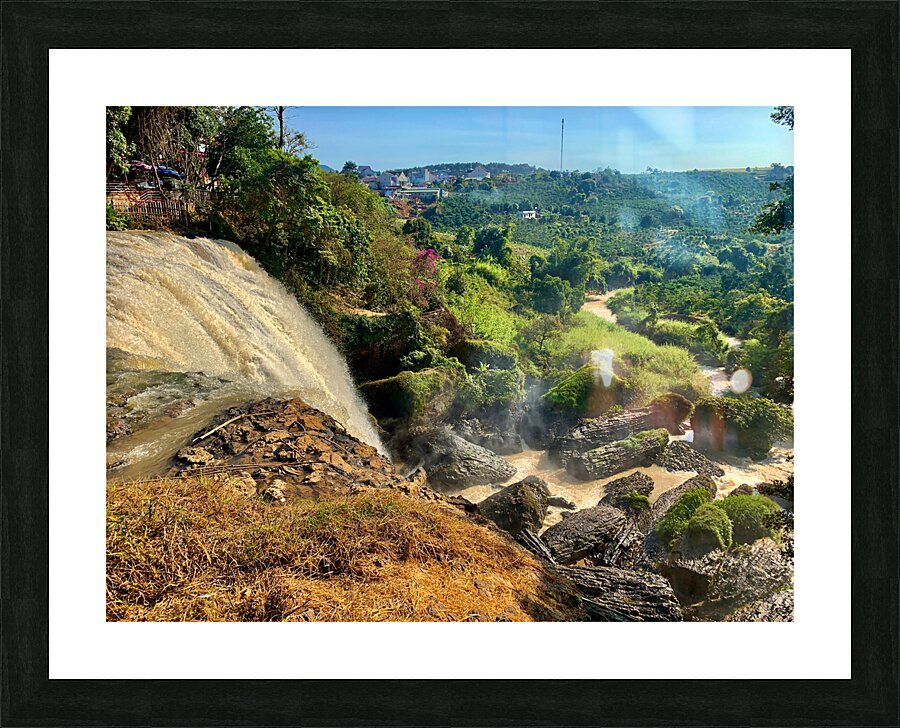 Elephant Waterfall Vietnam Picture Frame print