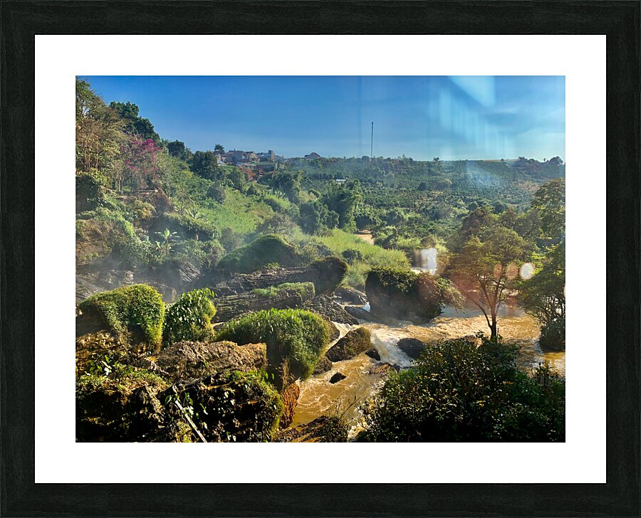 Around Elephant Waterfalls Picture Frame print