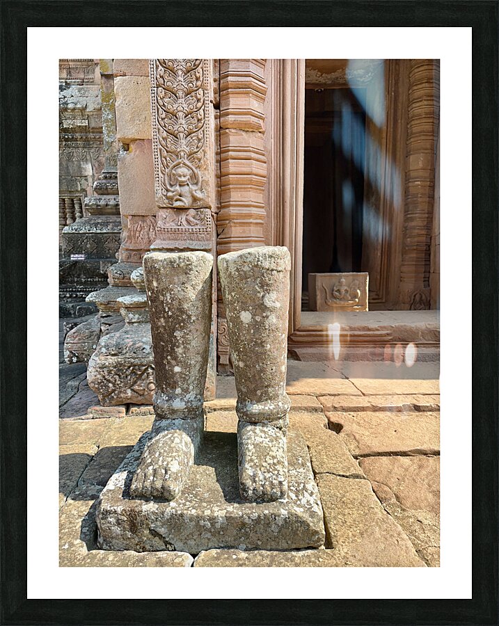 Feet of Rocks Picture Frame print