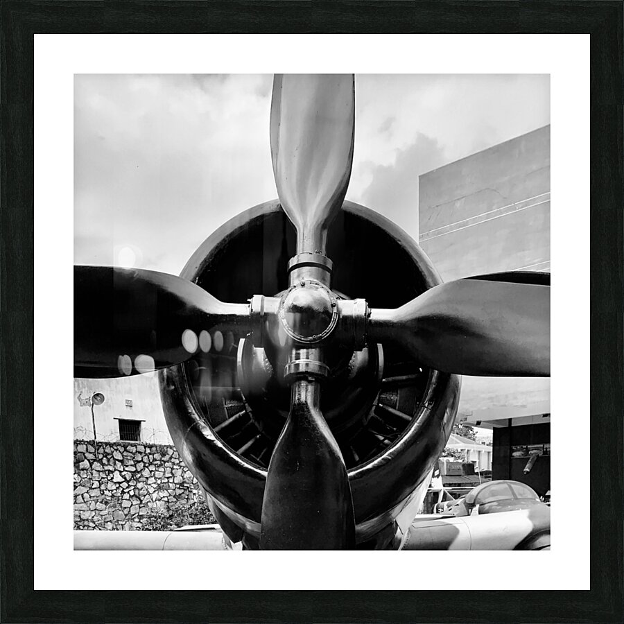 BW Propellers Picture Frame print