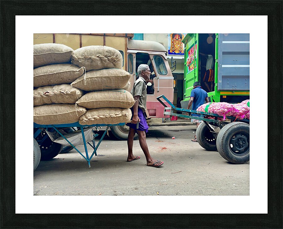 Heavy Delivery Picture Frame print