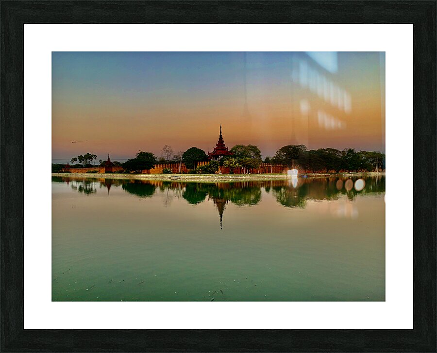 Reflections of Mandalay Picture Frame print