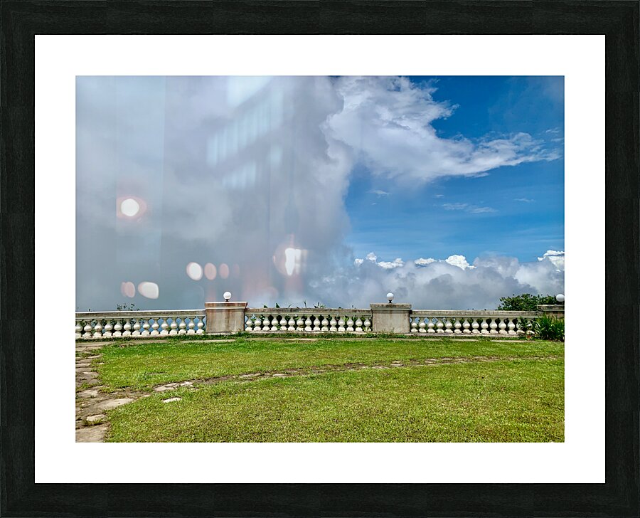 Partly Cloudy Picture Frame print