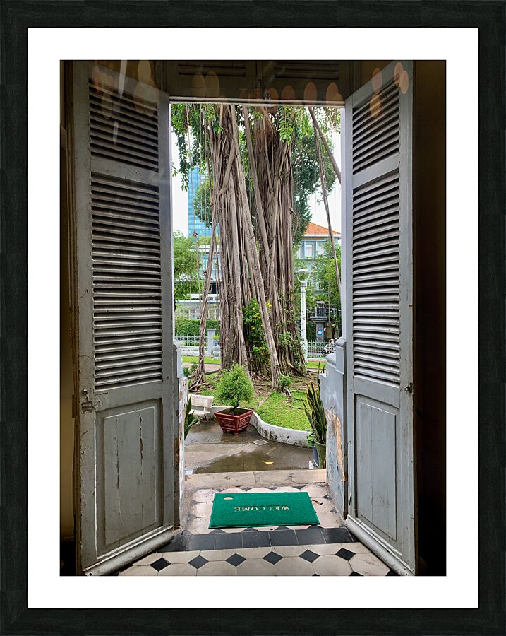 Welcome Mr Tree Picture Frame print