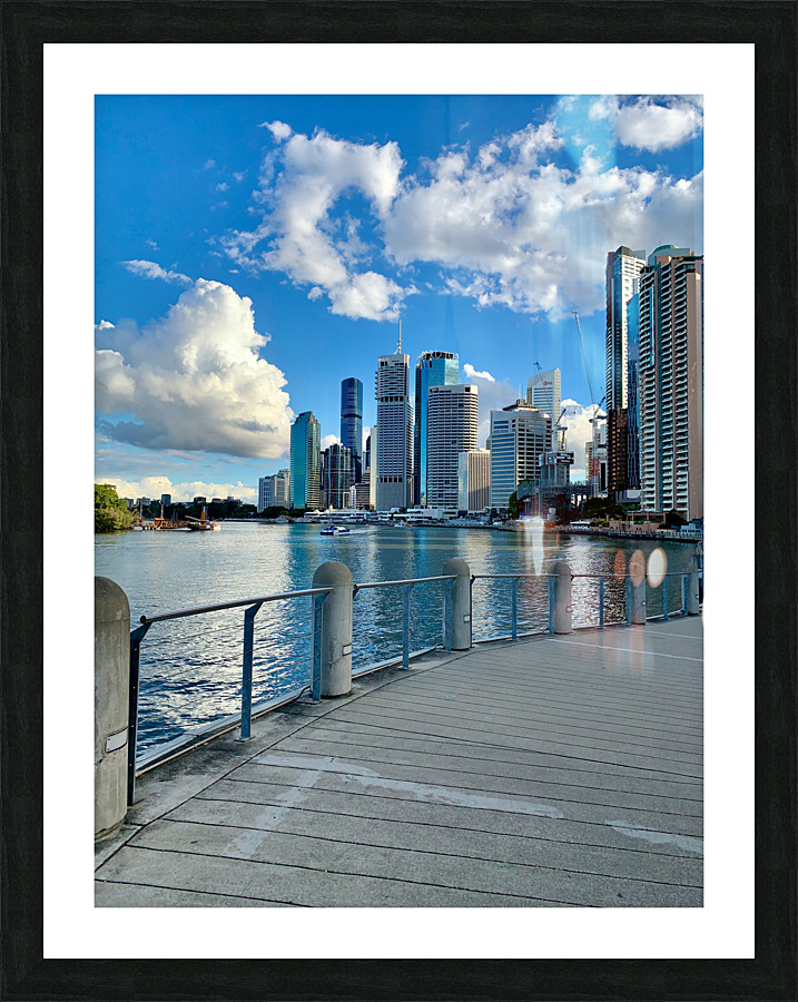 Brisbane s Skyscrapers Picture Frame print