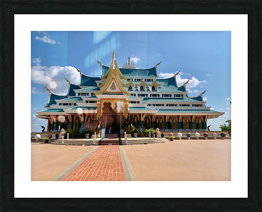 The stylish Wat Pa Phu Kon 2 Picture Frame print