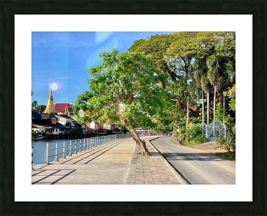 Tree Way Separation Picture Frame print