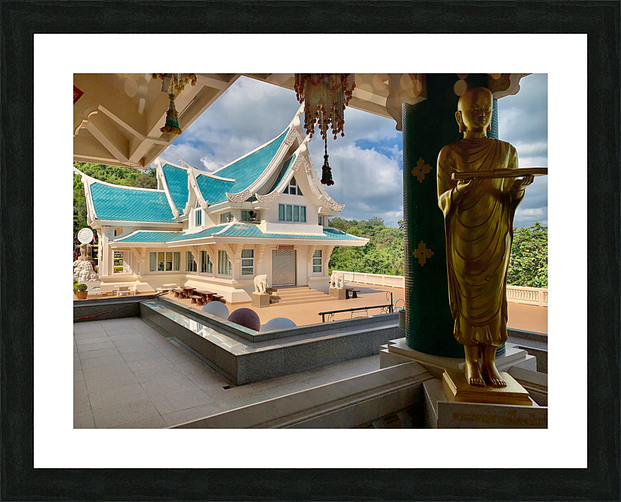 The stylish Wat Pa Phu Kon 3 Picture Frame print
