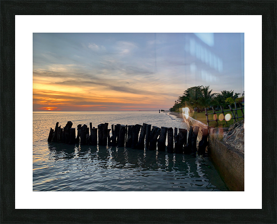 Sunset at the End Picture Frame print