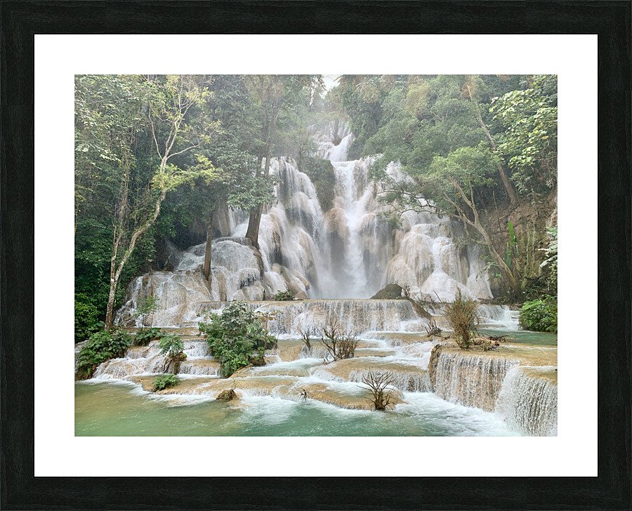 Kuang Si Waterfalls 1 Picture Frame print