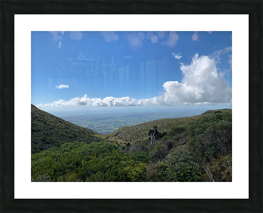 Hanging Clouds Picture Frame print
