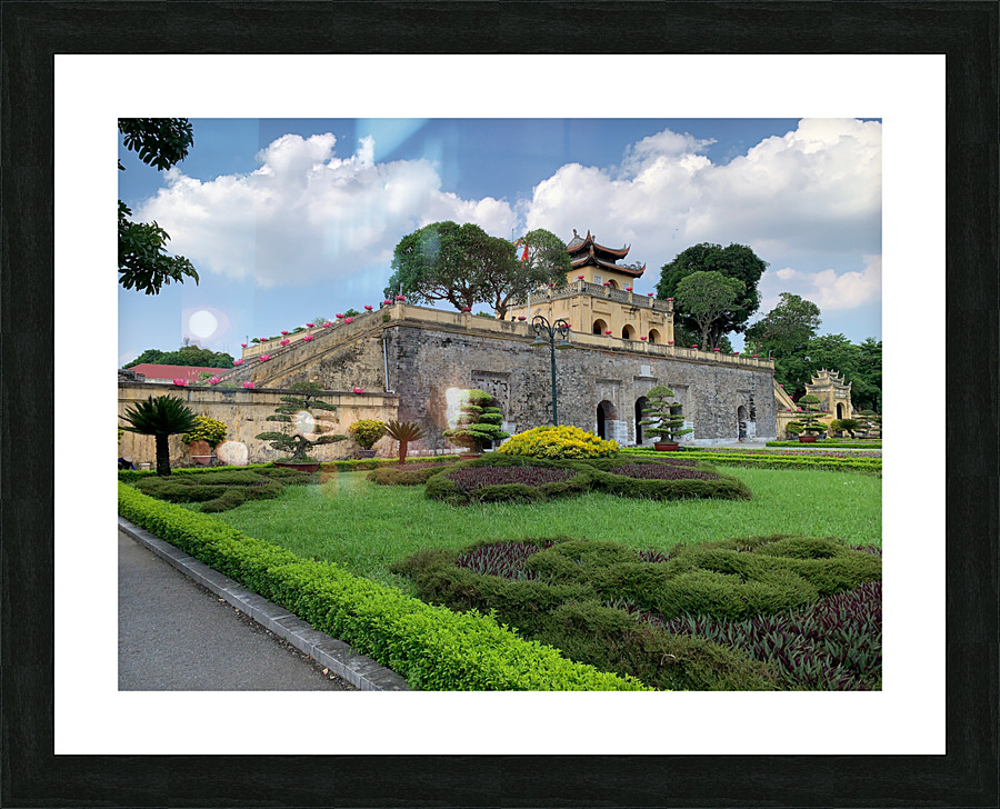 Imperial Citadel of Thang Long in Hanoi 2 Picture Frame print