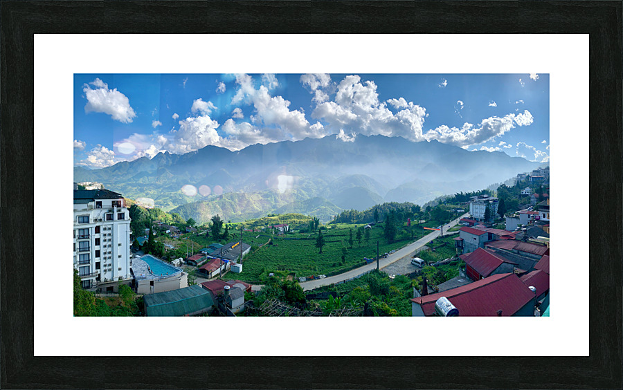 Mountain View of Sapa Picture Frame print
