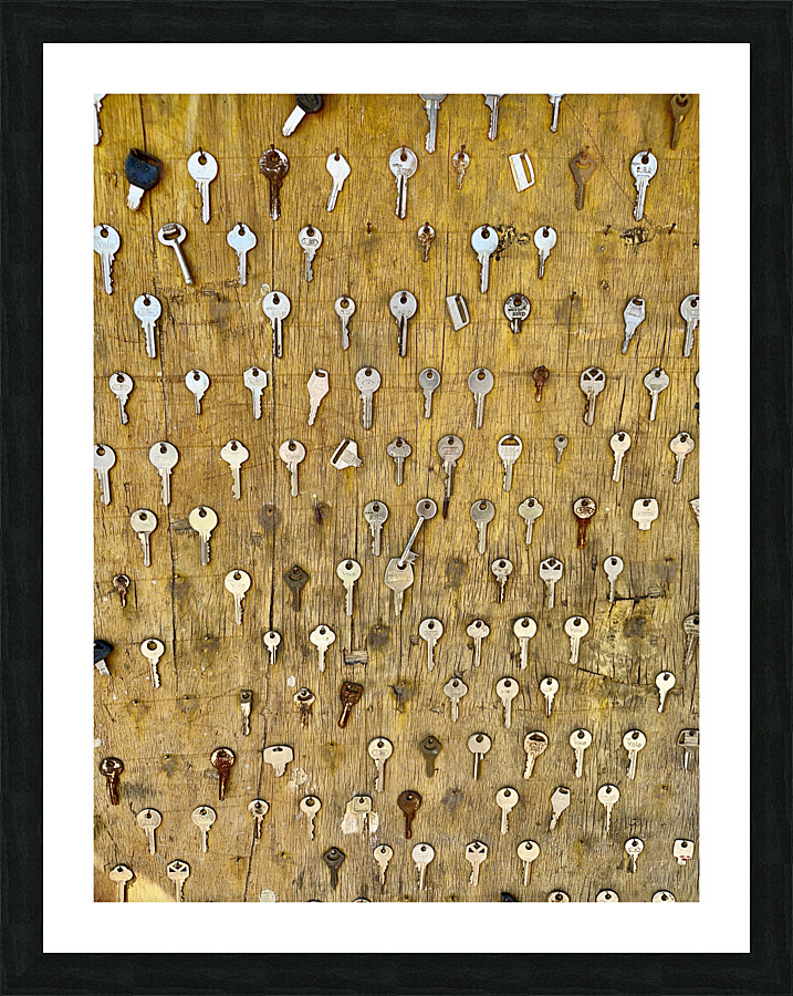 The Keyboard Picture Frame print