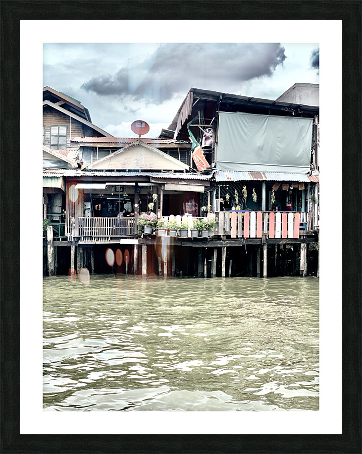 Balconies on the Water Picture Frame print