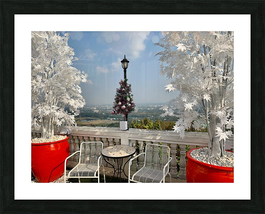 Christmas City Picture Frame print